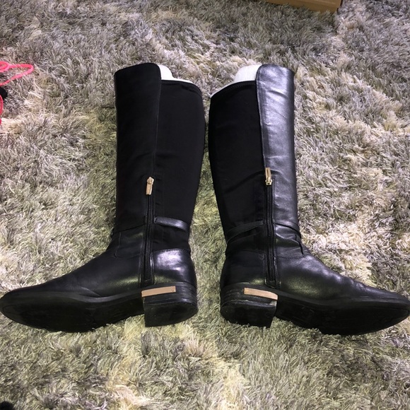 Vince Canuto black and gold tall boots - Picture 2 of 7